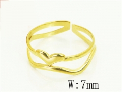 HY Wholesale Popular Rings Jewelry Stainless Steel 316L Rings-HY15R2640VKO