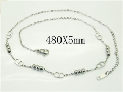 HY Wholesale Necklaces Stainless Steel 316L Jewelry Necklaces-HY19N0536OZ