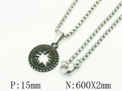 HY Wholesale Necklaces Stainless Steel 316L Jewelry Necklaces-HY41N0266NZ