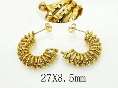 HY Wholesale Earrings 316L Stainless Steel Popular Jewelry Earrings-HY30E1575OW