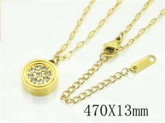 HY Wholesale Necklaces Stainless Steel 316L Jewelry Necklaces-HY19N0522OX