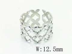 HY Wholesale Popular Rings Jewelry Stainless Steel 316L Rings-HY15R2460RKJ