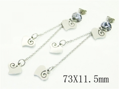 HY Wholesale Earrings 316L Stainless Steel Popular Jewelry Earrings-HY91E0492PC