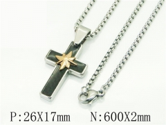 HY Wholesale Necklaces Stainless Steel 316L Jewelry Necklaces-HY41N0240HMR