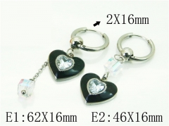 HY Wholesale Earrings 316L Stainless Steel Popular Jewelry Earrings-HY80E0828XNL