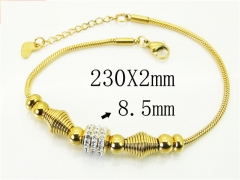 HY Wholesale Bracelets 316L Stainless Steel Jewelry Bracelets-HY24B0207HJS
