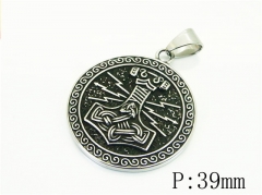 HY Wholesale Pendant Jewelry 316L Stainless Steel Jewelry Pendant-HY13PE1978EML