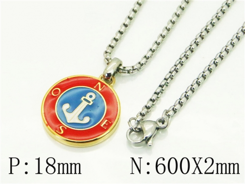 HY Wholesale Necklaces Stainless Steel 316L Jewelry Necklaces-HY41N0247HHL