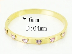 HY Wholesale Bangles Jewelry Stainless Steel 316L Fashion Bangle-HY80B1777HJL