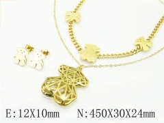 HY Wholesale Jewelry 316L Stainless Steel jewelry Set-HY02S2904HMG