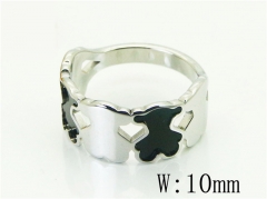 HY Wholesale Popular Rings Jewelry Stainless Steel 316L Rings-HY14R0777NR