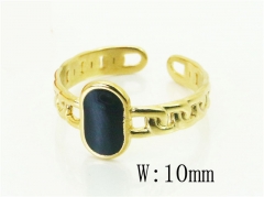 HY Wholesale Popular Rings Jewelry Stainless Steel 316L Rings-HY80R0026K5