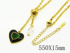 HY Wholesale Necklaces Stainless Steel 316L Jewelry Necklaces-HY80N0739OS