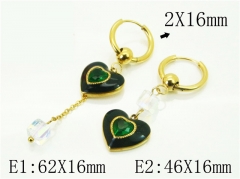 HY Wholesale Earrings 316L Stainless Steel Popular Jewelry Earrings-HY80E0835OD