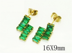 HY Wholesale Earrings 316L Stainless Steel Popular Jewelry Earrings-HY24E0136NL