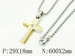 HY Wholesale Necklaces Stainless Steel 316L Jewelry Necklaces-HY41N0275HKS