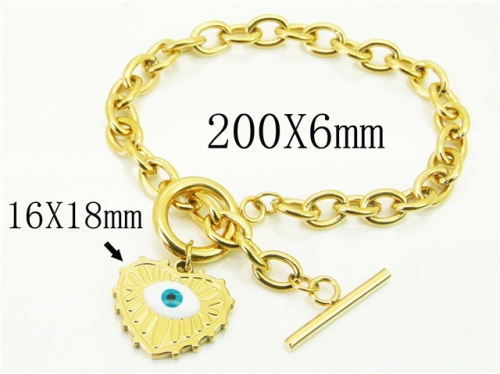 HY Wholesale Bracelets 316L Stainless Steel Jewelry Bracelets-HY91B0445PU