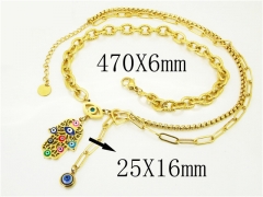 HY Wholesale Necklaces Stainless Steel 316L Jewelry Necklaces-HY32N0903HJZ