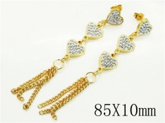 HY Wholesale Earrings 316L Stainless Steel Popular Jewelry Earrings-HY60E1722AKO