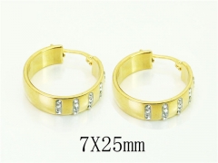 HY Wholesale Earrings 316L Stainless Steel Popular Jewelry Earrings-HY67E0514MB