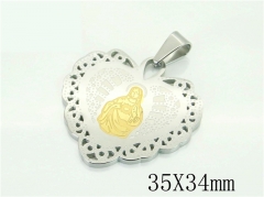 HY Wholesale Pendant Jewelry 316L Stainless Steel Jewelry Pendant-HY12P1722LE