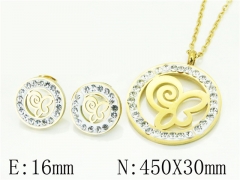 HY Wholesale Jewelry 316L Stainless Steel jewelry Set-HY02S2897HQQ