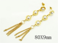 HY Wholesale Earrings 316L Stainless Steel Popular Jewelry Earrings-HY60E1772KO