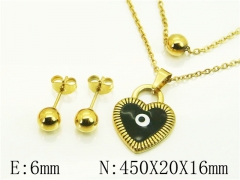 HY Wholesale Jewelry 316L Stainless Steel jewelry Set-HY91S1704PB