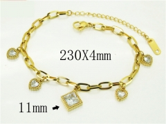 HY Wholesale Bracelets 316L Stainless Steel Jewelry Bracelets-HY19B1114PZ
