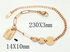 HY Wholesale Bracelets 316L Stainless Steel Jewelry Bracelets-HY19B1124OW