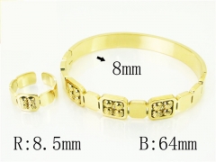 HY Wholesale Bangles Jewelry Stainless Steel 316L Fashion Bangle-HY80B1779HOL