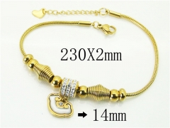 HY Wholesale Bracelets 316L Stainless Steel Jewelry Bracelets-HY24B0224HLD