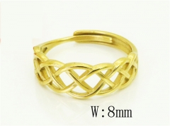 HY Wholesale Popular Rings Jewelry Stainless Steel 316L Rings-HY15R2665BKO