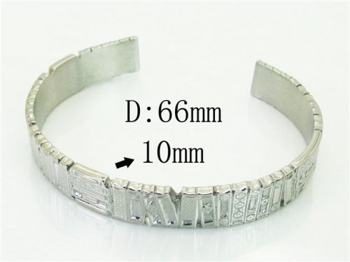 HY Wholesale Bangles Jewelry Stainless Steel 316L Fashion Bangle-HY72B0053HOE
