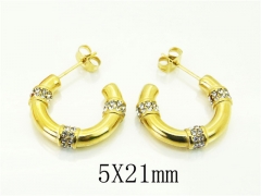 HY Wholesale Earrings 316L Stainless Steel Popular Jewelry Earrings-HY80E0843HAA
