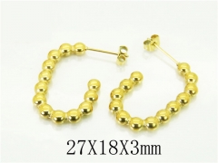 HY Wholesale Earrings 316L Stainless Steel Popular Jewelry Earrings-HY06E0432NZ
