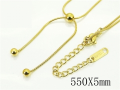 HY Wholesale Necklaces Stainless Steel 316L Jewelry Necklaces-HY53N0153ML