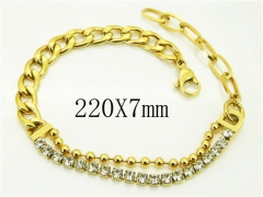 HY Wholesale Bracelets 316L Stainless Steel Jewelry Bracelets-HY32B0948OQ