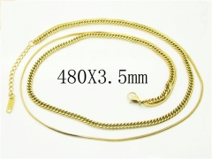 HY Wholesale Necklaces Stainless Steel 316L Jewelry Necklaces-HY53N0143OL