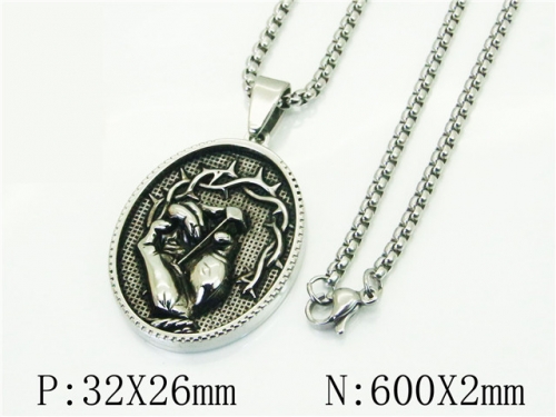 HY Wholesale Necklaces Stainless Steel 316L Jewelry Necklaces-HY41N0252HIQ