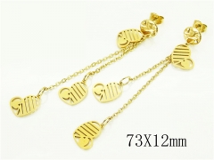 HY Wholesale Earrings 316L Stainless Steel Popular Jewelry Earrings-HY91E0511HHU