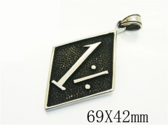 HY Wholesale Pendant Jewelry 316L Stainless Steel Jewelry Pendant-HY72P0070HHW