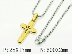 HY Wholesale Necklaces Stainless Steel 316L Jewelry Necklaces-HY41N0280HOD