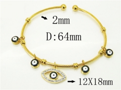 HY Wholesale Bangles Jewelry Stainless Steel 316L Fashion Bangle-HY24B0217HME