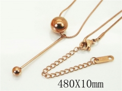 HY Wholesale Necklaces Stainless Steel 316L Jewelry Necklaces-HY19N0532NE
