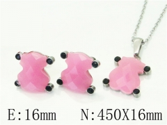 HY Wholesale Jewelry 316L Stainless Steel jewelry Set-HY64S1376HJQ