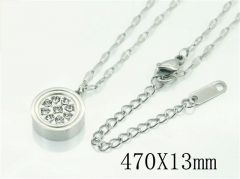 HY Wholesale Necklaces Stainless Steel 316L Jewelry Necklaces-HY19N0521NV