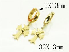 HY Wholesale Earrings 316L Stainless Steel Popular Jewelry Earrings-HY80E0847SNL