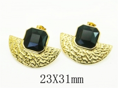 HY Wholesale Earrings 316L Stainless Steel Popular Jewelry Earrings-HY50E0019OZ