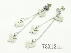 HY Wholesale Earrings 316L Stainless Steel Popular Jewelry Earrings-HY91E0493PG